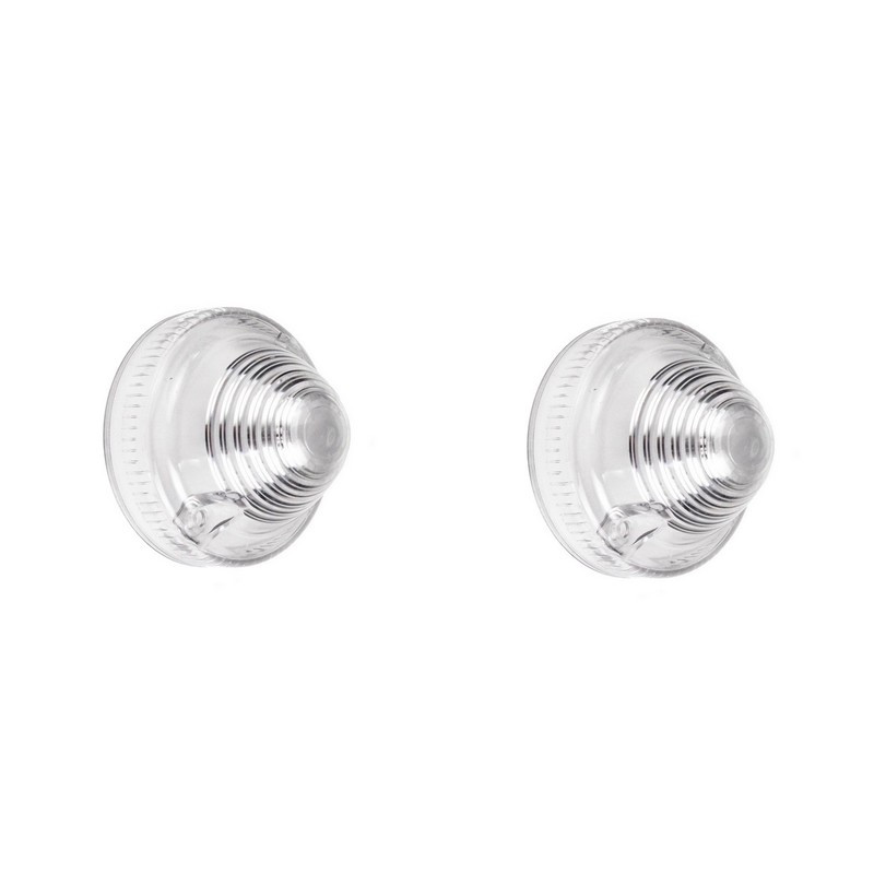 Jeu de 2 cabochons cristal pour feu avant de RENAULT DAUPHINE Export