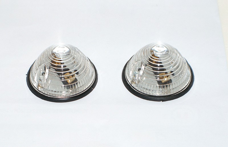 Jeu de 2 feux avant cristal "Position" pour remorque, caravane et camping-cars "Vintage"