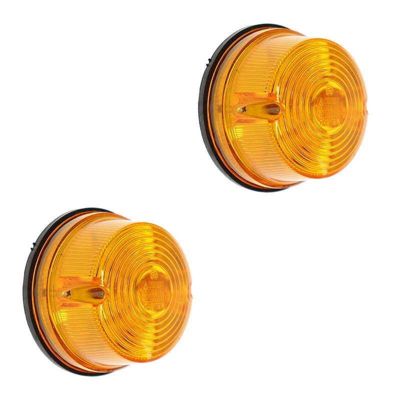 Jeu de 2 feux clignotants ambres standards