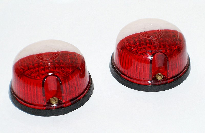 Jeu de 2 feux latéraux bicolore pour caravane ou camping-car "Vintage"
