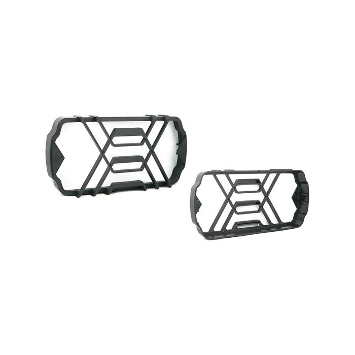 Jeu de 2 grilles de protection pour phares de travail rectangulaires