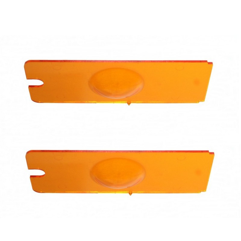 Jeu de 2 occulteurs pour feux avant de PEUGEOT 104 et PEUGEOT J5