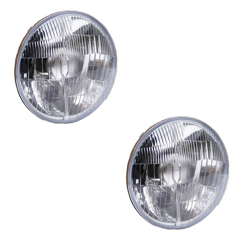 Jeu de 2 optiques de phares  "Code/Route" 145 mm pour CHEVROLET BEL-AIR