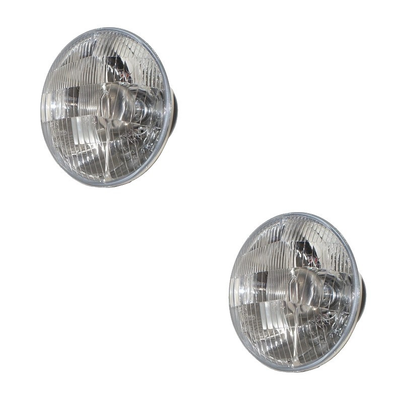 Jeu de 2 optiques de phares  "Code/Route" pour FORD ZODIAC et FORD ZEPHYR