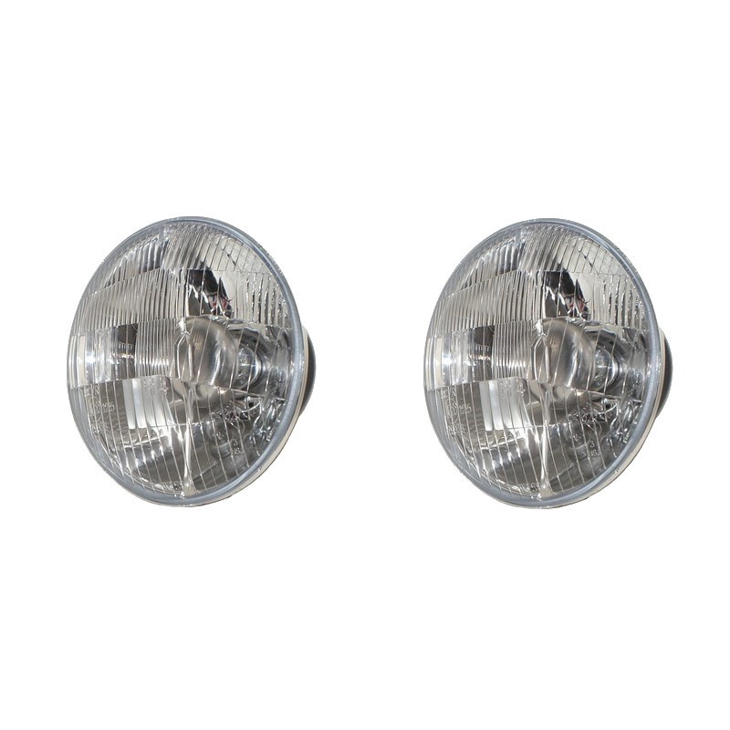 Jeu de 2 optiques de phares  "Code/Route" pour PEUGEOT 505 USA