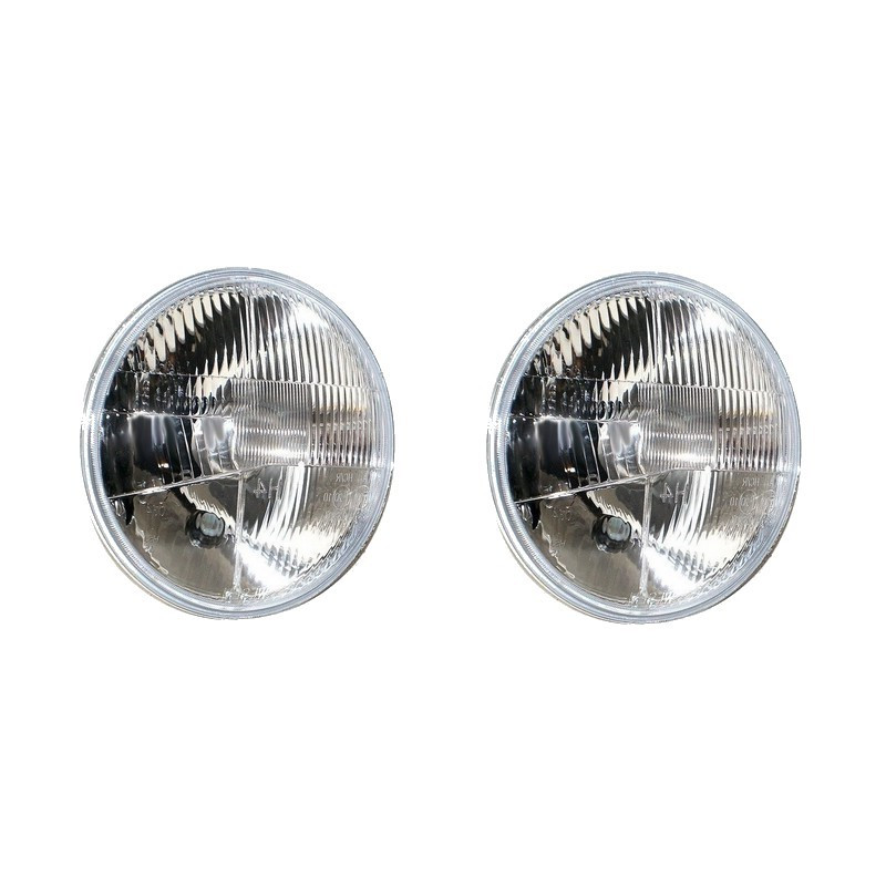 Jeu de 2 optiques de phares pour RENAULT DAUPHINE 1093