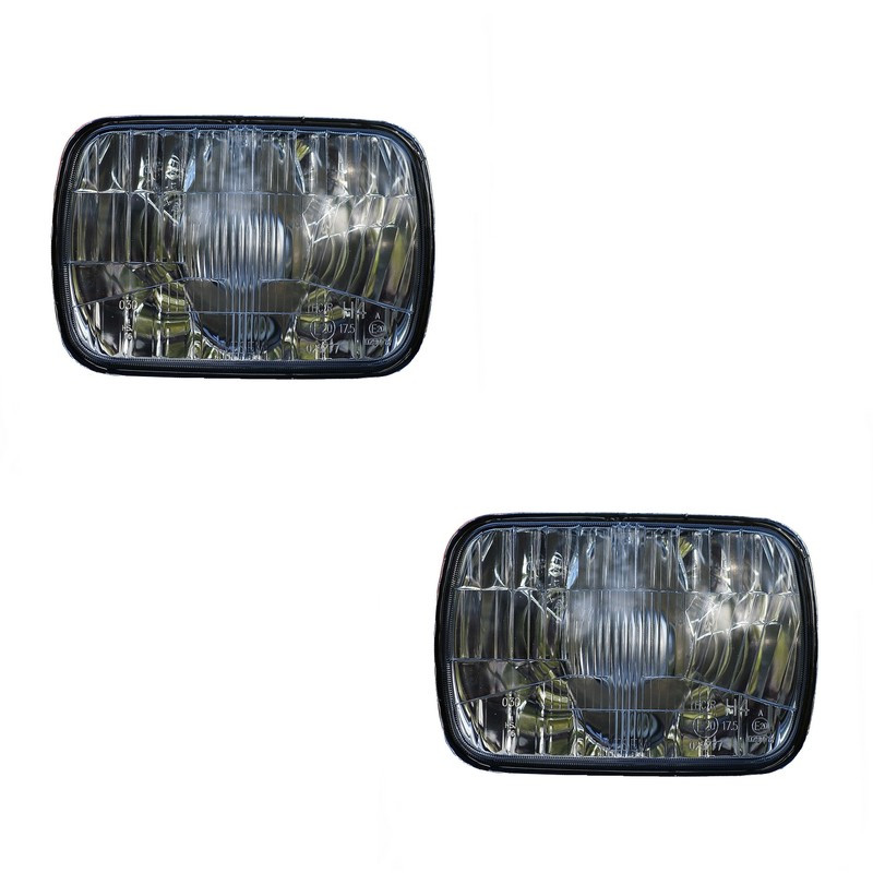 Jeu de 2 optiques de phares pour FIAT 126/127 et 128