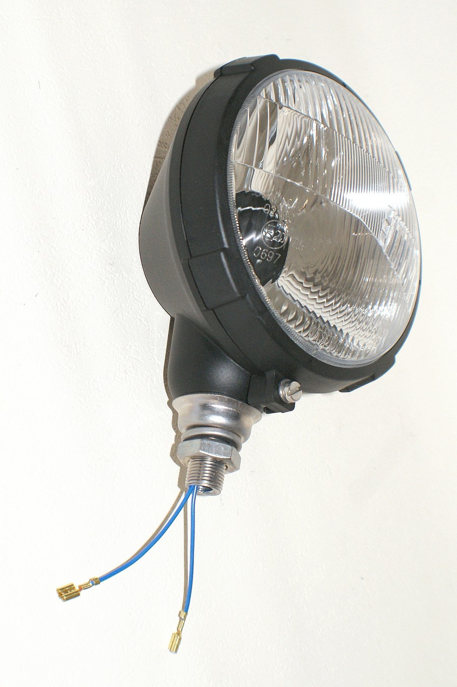 Jeu de 2 phares pour adaptation sur JEEP militaire en 12 volts éclairage jaune