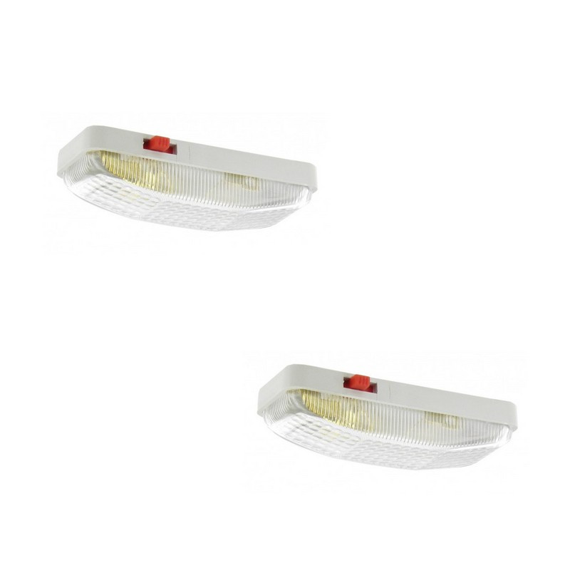 Jeu de 2 plafonniers standards pour véhicules de collection
