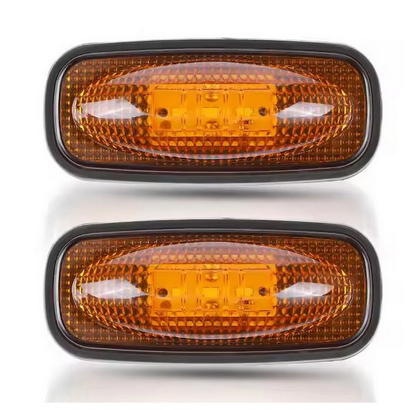 Jeu de 2 répétiteurs latéraux LED standard à fixation adhésive