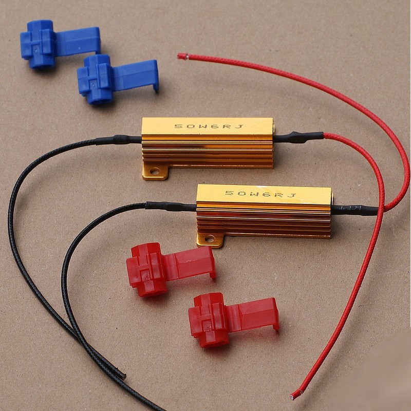 Jeu de 2 résistances CANBUS pour anti-message d'erreur dans le cadre d'utilisation de lampes LED