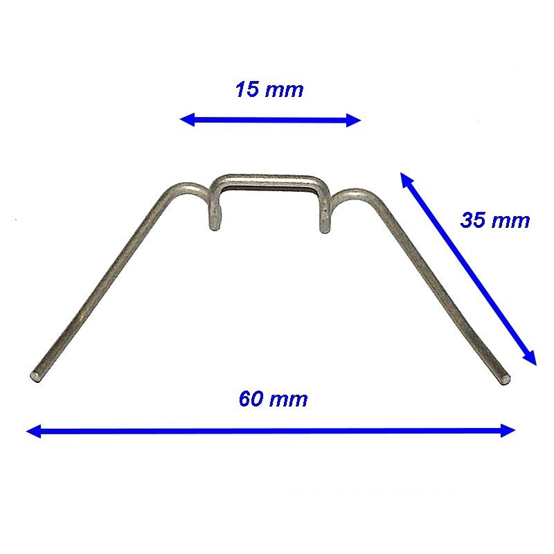 Jeu de 5 agrafes/ressorts pour fixation optique de phare Citroën Traction