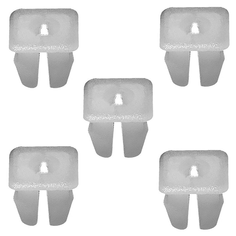 Jeu de 5 pièces de fixation blanches type écrou cage