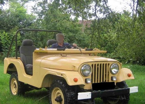 Jeu de 2 feux de position avant pour JEEP CJ5
