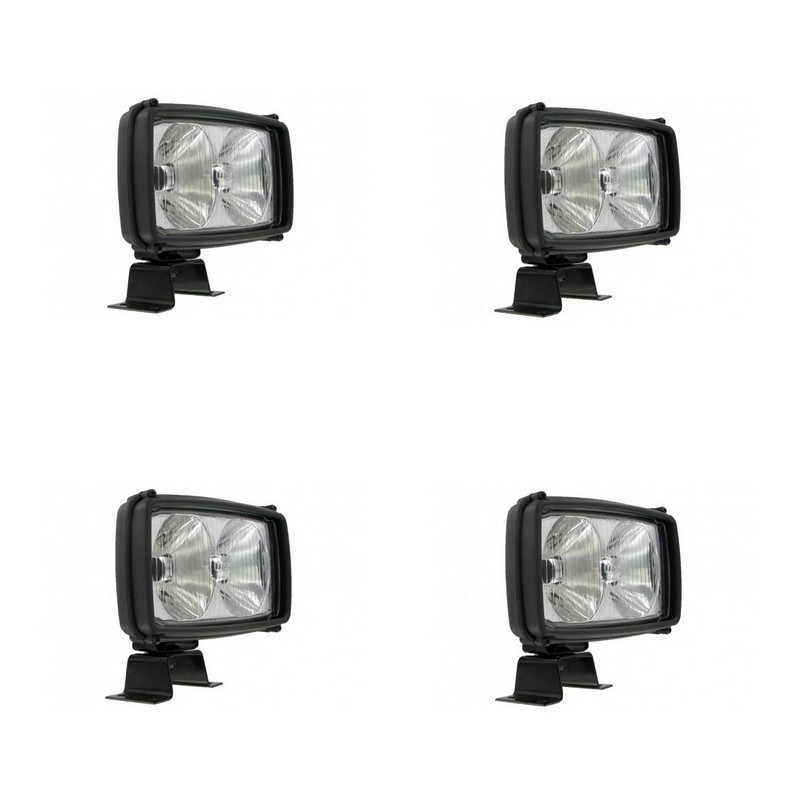 Kit de 4 phares double optique pour toit de cabine de camion