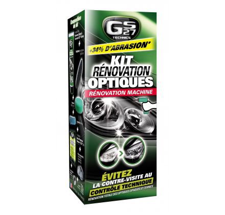 Kit de rénovation pour optiques de phares
