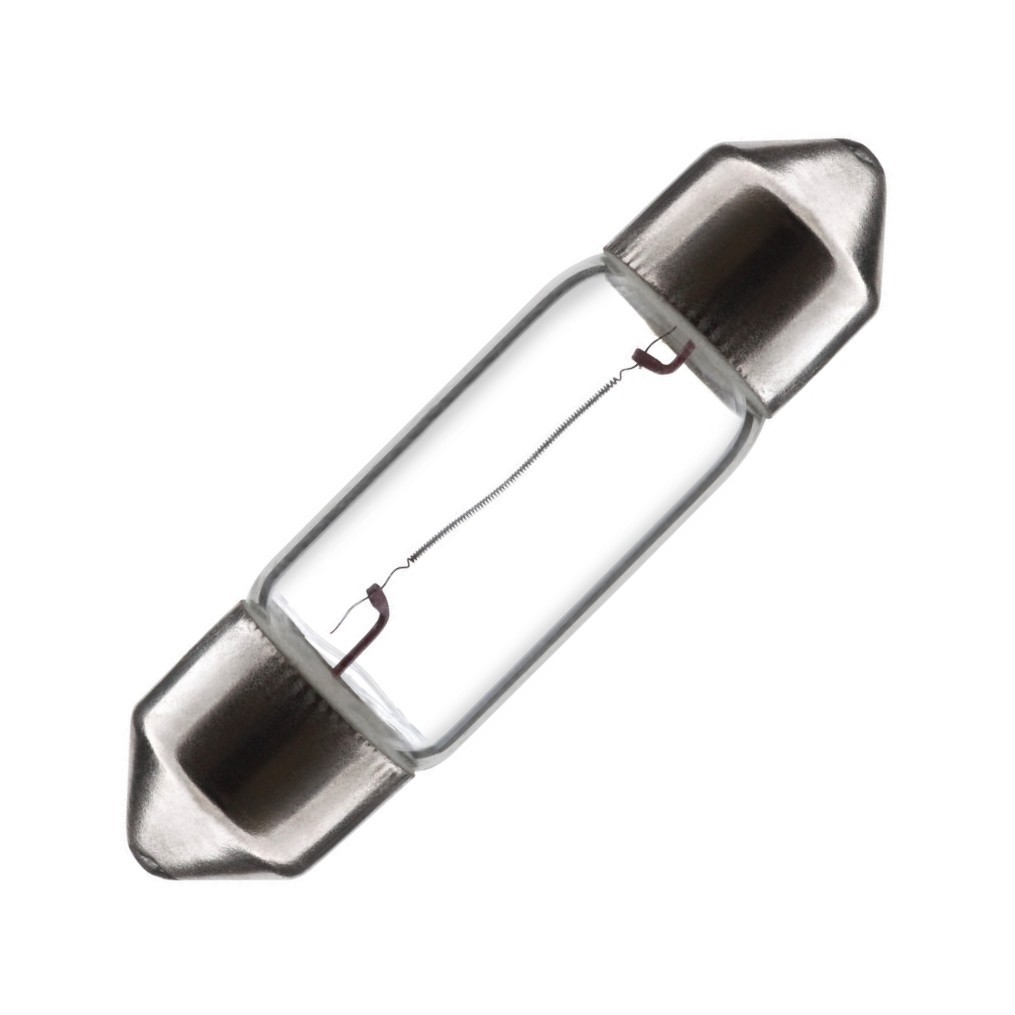 Jeu de 2 lampes navette 6 Volts 3 Watts type 8X36