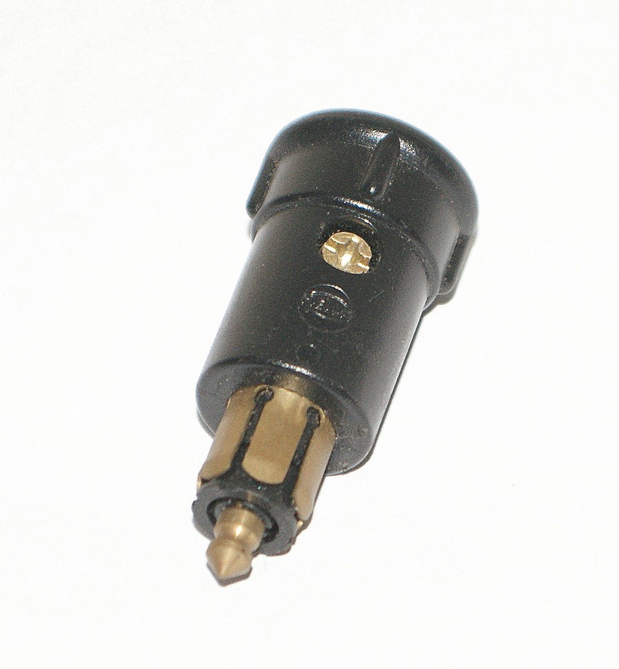 Prise mâle pour connecteur/perche de gyrophare à hampe