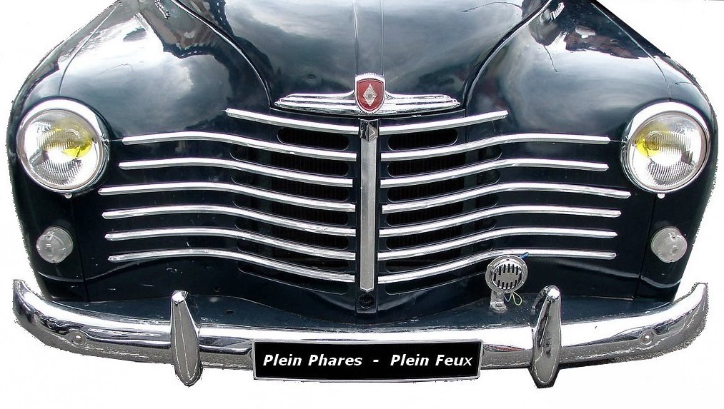Jeu de 2 phares complets pour RENAULT PRAIRIE et RENAULT COLORALE en 6 Volts