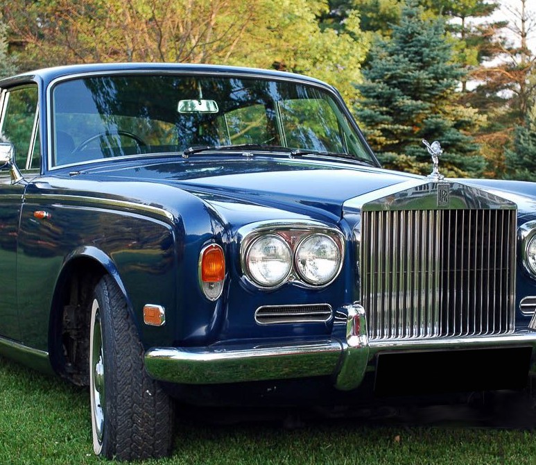 Jeu de 2 optiques de phares pour ROLLS-ROYCE SILVER SHADOWS et CORNICHE