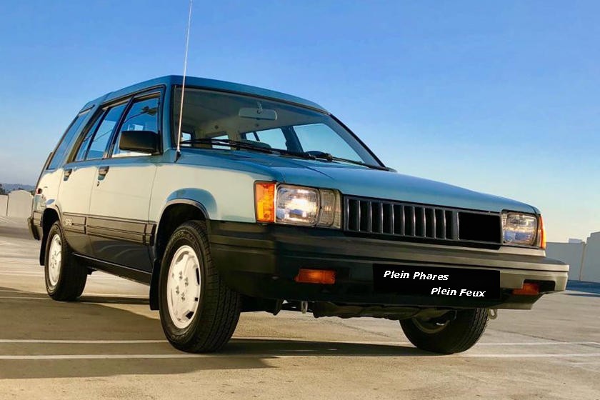 Jeu de 2 optiques de phares pour TOYOTA TERCEL