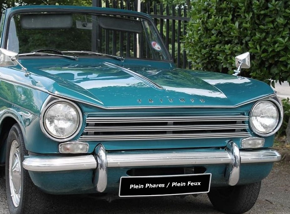 Jeu de 2 optiques de phares pour TRIUMPH HERALD