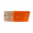 Cabochon bicolore de feu avant gauche pour RENAULT R5