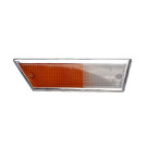 Cabochon de feu avant gauche bicolore avec bord chromé de Citroën GS