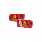 Cabochon de feu arrière droit 6 fonctions ovalisées