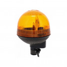 Gyrophare boule 12/24 Volts ambre type Gyrosphère PULSAR fixation sur hampe