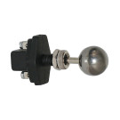 Interrupteur à tirette avec bouton boule inox