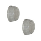Jeu de 2 cabochons cristal pour feux avant de SIMCA ARIANE