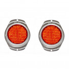 Jeu de 2 catadioptres pour JEEP WILLYS civiles
