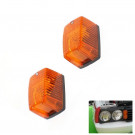Jeu de 2 feux avant clignotants ambre pour kit 4 phares MORETTE Citroën VISA