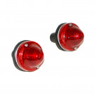 Jeu de 2 feux arrière rouge 2 fonctions pour Citroën MEHARI et type H