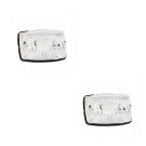 Jeu de 2 feux avant standard cristal pour remorque, caravane ou camping-car