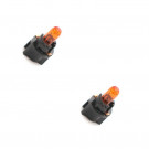 Jeu de 2 lampes spéciales pour clignotants de motos PEUGEOT
