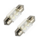 Jeu de 2 lampes 12 volts navette LED 5 Watts