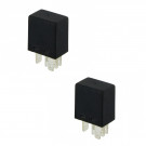 Jeu de 2 micro-relais inverseurs 5 bornes pour boitiers