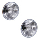Jeu de 2 optiques de phares  "Code/Route" 145 mm pour CHEVROLET BEL-AIR