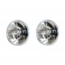 Jeu de 2 optiques de phares  "Code/Route" pour JAGUAR Type E