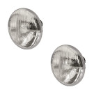 Jeu de 2 optiques de phares pour RENAULT DAUPHINE 1093