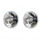 Jeu de 2 optiques de phares pour TRABANT P601