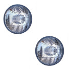 Jeu de 2 optiques de phares  "Route" pour Citroën BX équipée de kit 4 phares