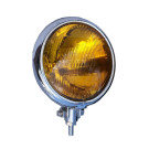 Phare chromé avec optique jaune" Longue portée"