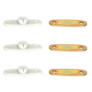 Jeu de 3 pièces de fixation pour phares AUTEROCHE de VESPA 400