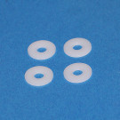 Jeu de 4 rondelles isolantes nylon pour contacts de feux arrières Citroën 2 CV et DYANE
