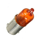 Lampe 12 Volts 21 Watts ambre pour clignotant motos avec culot BA9S