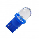 Jeu de 2 lampes Wedge Base T10 LED Bleue en 12 Volts 