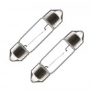 Jeu de 2 lampes navette 12 Volts 3 Watts type 8X28